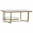 Centre Table DKD Home Decor Metal Crystal 90 x 50 x 35 cm Discount