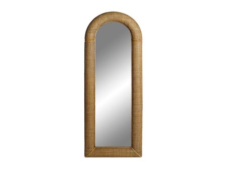 Wall mirror Home ESPRIT Natural Tropical 60,5 x 6 x 161 cm Hot on Sale