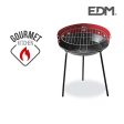 Charcoal Barbecue with Stand EDM 73832 Red Black Iron Ø 33 x 45 cm Hot on Sale