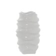 Vase Alexandra House Living White Ceramic Shiny 18 x 17 x 31 cm on Sale