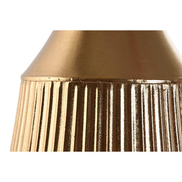 Vase Home ESPRIT Golden Metal Modern 29 x 29 x 71 cm on Sale