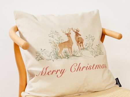 Cushion cover Belum Christmas Deer Multicolour 50 x 50 cm Online