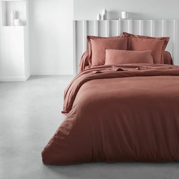 Pillowcase TODAY Essential 45 x 185 cm Terracotta Online Hot Sale