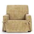 Armchair slipcovers Eysa TURIN Mustard 100 x 110 x 120 cm For Sale