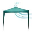 Gazebo Aktive 300 x 250 x 300 cm Cloth Steel Green For Sale