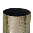 Vase Golden 13 x 13 x 13 cm Aluminium For Discount