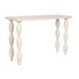 Console Home ESPRIT White Mango wood 120 x 40 x 76 cm on Sale