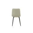 Chair Romimex White Velvet Metal 45 x 89 x 55 cm Fashion