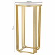 Corner table Alexandra House Living Gold 38 x 70 x 38 cm Online Sale