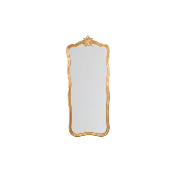 Wall mirror Romimex Golden MDF Wood 71 x 170 x 3 cm For Cheap