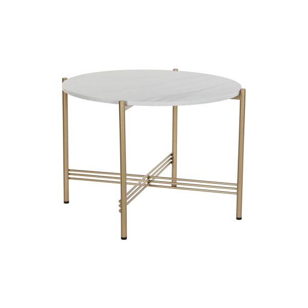 Console DKD Home Decor Golden Metal Marble 65 x 65 x 45 cm Online