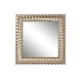 Wall mirror Home ESPRIT Golden 95 x 8 x 95 cm For Discount