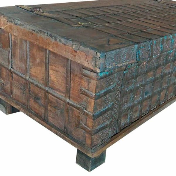 Chest Alexandra House Living Brown Iron Acacia Mango wood 58 x 45 x 117 cm Discount