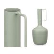 Vase With handle Green Steel 12 x 30 x 12 cm (6 Units) Supply