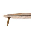 Centre Table DKD Home Decor Mango wood (90 x 90 x 45 cm) Cheap