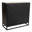 Console Alexandra House Living Black Wood Iron 40 x 82 x 89 cm Online now