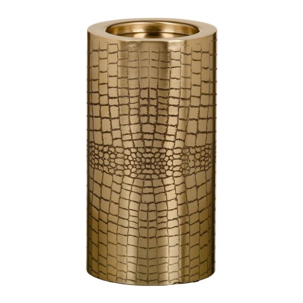 Candleholder Golden Metal 12 x 12 x 23 cm Online