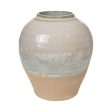 Vase Romimex Blue Beige Terracotta 25 x 29 x 25 cm Online now