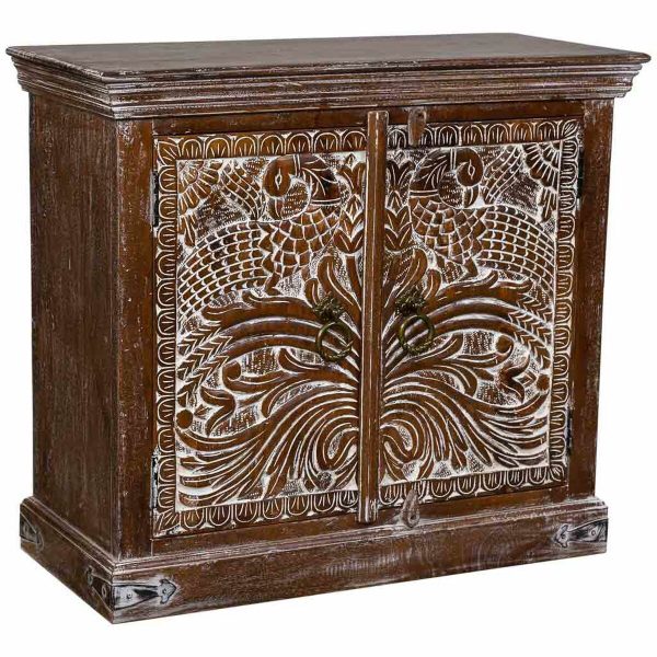 Console Alexandra House Living Brown Mango wood 40 x 90 x 80 cm on Sale