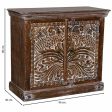 Console Alexandra House Living Brown Mango wood 40 x 90 x 80 cm on Sale