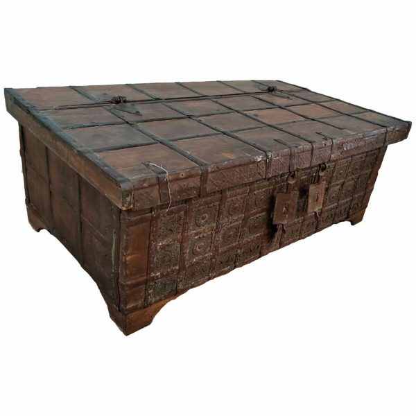 Chest Alexandra House Living Brown Recycled Wood 70 x 45 x 119 cm Supply