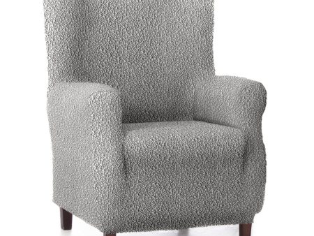 Wingback chair cover Eysa ROC Light grey 80 x 120 x 100 cm Hot on Sale