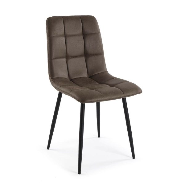 Chair Versa Aventia Dark brown 59 x 87 x 47 cm (2 Units) Discount