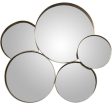 Wall mirror Alexandra House Living Silver Circle Hot on Sale