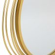 Wall mirror Alexandra House Living Golden 4 x 49 x 66 cm Oval For Sale