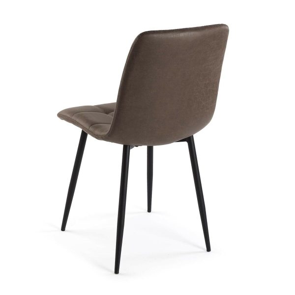 Chair Versa Aventia Dark brown 59 x 87 x 47 cm (2 Units) Discount