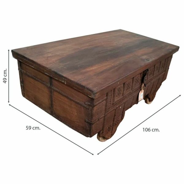 Chest Alexandra House Living Brown Recycled Wood 59 x 49 x 106 cm Discount