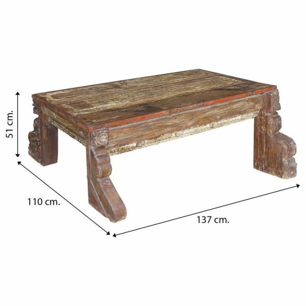 Centre Table Alexandra House Living Recycled Wood 110 x 51 x 137 cm For Discount