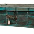 Chest Alexandra House Living Blue Mango wood 87 x 48 x 136 cm Online