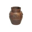 Vase Romimex Brown Metal 40 x 50 x 40 cm Discount