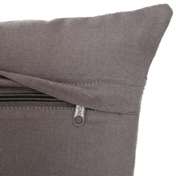 Cushion Atmosphera Otto Grey Cotton (50 x 30 cm) Online Sale