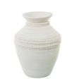 Vase Alexandra House Living White Ceramic 26 x 35 cm Online