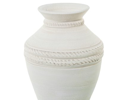 Vase Alexandra House Living White Ceramic 26 x 35 cm Online