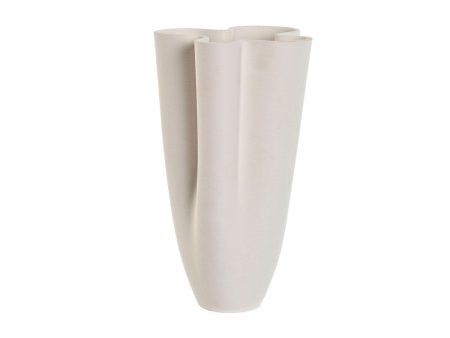 Vase Home ESPRIT White Ceramic 15 x 13 x 29 cm Supply