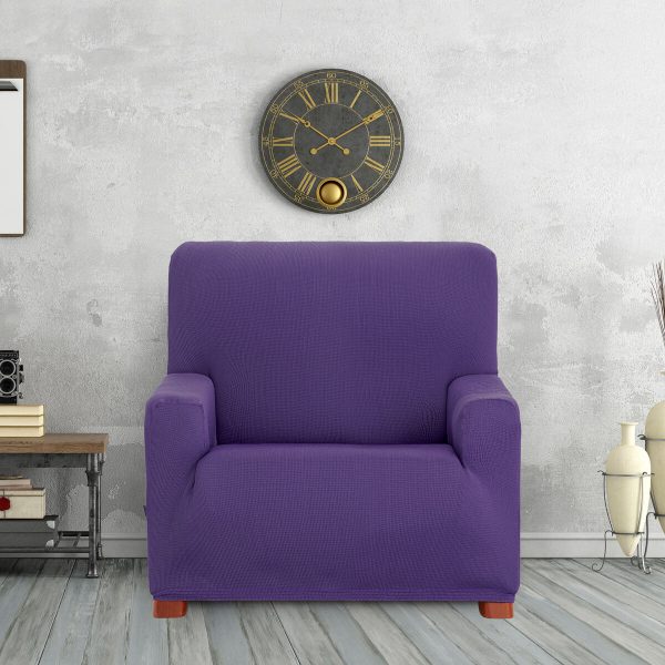 Armchair slipcovers Eysa ULISES Purple 70 x 110 x 110 cm For Sale