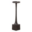 Candleholder 12 x 12 x 41,5 cm Grey Aluminium Online