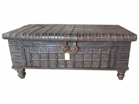 Chest Alexandra House Living Brown Iron Acacia Mango wood 72 x 53 x 127 cm For Discount