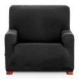 Armchair slipcovers Eysa ULISES Dark grey 70 x 110 x 110 cm on Sale