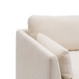 3-Seater Sofa Beige Viscose 224 x 100 x 94 cm Online Sale