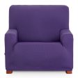 Armchair slipcovers Eysa ULISES Purple 70 x 110 x 110 cm For Sale