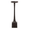 Candleholder 12 x 12 x 41,5 cm Grey Aluminium Online