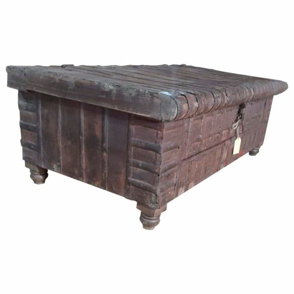 Chest Alexandra House Living Brown Iron Acacia Mango wood 72 x 47 x 130 cm Fashion