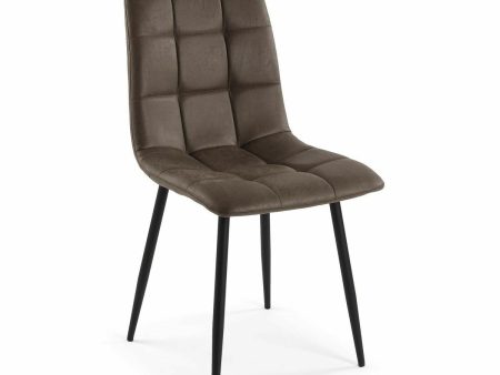 Chair Versa Aventia Dark brown 59 x 87 x 47 cm (2 Units) Discount