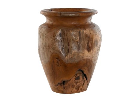 Vase Home ESPRIT Multicolour Wood Hot on Sale